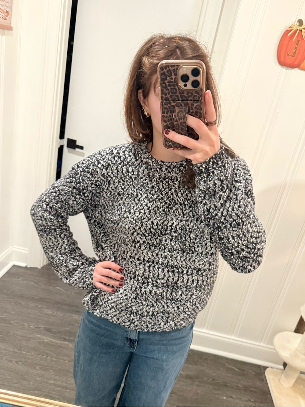 Black and White Sweater